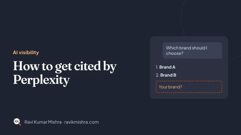 How to get cited by Perplexity