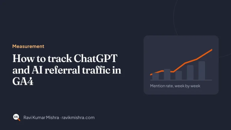 How to track ChatGPT and AI referral traffic in GA4